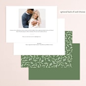 "floral letters" - Bridal Shower Invitations in Garden by Alethea and Ruth - Back of Card