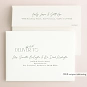 "floral letters" - Bridal Shower Invitations in Garden by Alethea and Ruth - FREE Recipient Addressing
