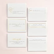 "floral letters" - Bridal Shower Invitations in Garden by Alethea and Ruth - Foil Envelopes Available