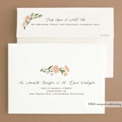 "Flower Shower Surround" - Bridal Shower Invitations in Petal by Paper Sun Studio - FREE Recipient Addressing