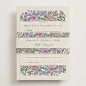 "fragrance" - Bridal Shower Invitations in Hydrangea by Jen Owens - Assembled with Belly Band