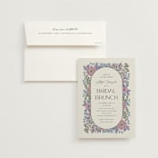"fragrance" - Bridal Shower Invitations in Hydrangea by Jen Owens - Invitation with Envelope