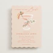 "pamplemousse" - Bridal Shower Invitations in Agrume by Jamie Alexander - Front