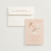 "pamplemousse" - Bridal Shower Invitations in Agrume by Jamie Alexander - Invitation with Envelope