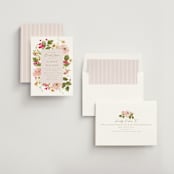 "Felicity" - Bridal Shower Invitations in Carnation by Everett Paper Goods - Assembled