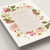 "Felicity" - Bridal Shower Invitations in Carnation by Everett Paper Goods - Detail