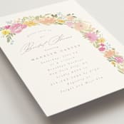 "Blooming arch" - Bridal Shower Invitations in Peony by Creo Study - Detail