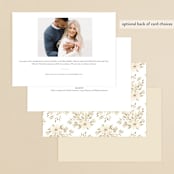 "floral bride" - Bridal Shower Invitations in Elegant Spring by Phrosné Barwood - Back of Card