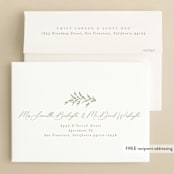 "floral bride" - Bridal Shower Invitations in Elegant Spring by Phrosné Barwood - FREE Recipient Addressing