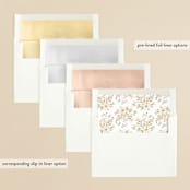 "floral bride" - Bridal Shower Invitations in Elegant Spring by Phrosné Barwood - Envelope Liner Options