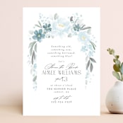 "Something Blue" - Bridal Shower Invitations in Bluebelle by Itsy Belle Studio - Front