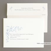 "Garland" - Bridal Shower Invitations in Delft by Erin L. Wilson - FREE Recipient Addressing