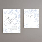 "Garland" - Bridal Shower Invitations in Delft by Erin L. Wilson - Matching Enclosure Card