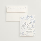 "Garland" - Bridal Shower Invitations in Delft by Erin L. Wilson - Invitation with Envelope