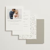 "minimal" - Bridal Shower Invitations in Coconut by Joanna Griffin - Back of Card Options