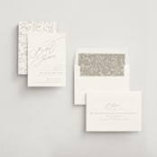 "minimal" - Bridal Shower Invitations in Coconut by Joanna Griffin - Assembled