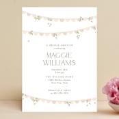 "Scallops" - Bridal Shower Invitations in Blush by Robert and Stella - Front