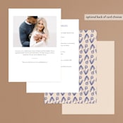 "Floreal" - Bridal Shower Invitations in Nude by Ani Somi - Back of Card