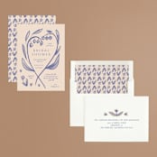 "Floreal" - Bridal Shower Invitations in Nude by Ani Somi - Assembled