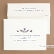 "Floreal" - Bridal Shower Invitations in Nude by Ani Somi - FREE Recipient Addressing