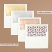 "Floreal" - Bridal Shower Invitations in Nude by Ani Somi - Envelope Liner Options