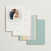 "Cheers And Beers" - Bridal Shower Invitations in Rainbow by Sara Hicks Malone - Back of Card Options