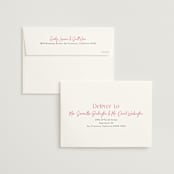 "handdrawn wavy frame" - Bridal Shower Invitations in Rosebud by Cass Loh - FREE Recipient Addressing