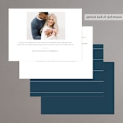 "Couple" - Bridal Shower Invitations in Night Sky by Lea Delaveris - Back of Card Options