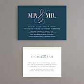 "Couple" - Bridal Shower Invitations in Night Sky by Lea Delaveris - Matching Enclosure Card
