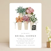 "Flower Bar" - Bridal Shower Invitations in Bright by Heather Cairl - Front