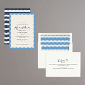 "Augusta" - Bridal Shower Invitations in Bluebell by Megan Davis - Assembled