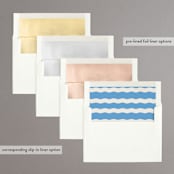 "Augusta" - Bridal Shower Invitations in Bluebell by Megan Davis - Envelope Liner Options
