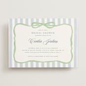 "Celina" - Bridal Shower Invitations in Mint by Pati Cascino - Front