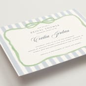 "Celina" - Bridal Shower Invitations in Mint by Pati Cascino - Detail