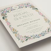 "paonne" - Bridal Shower Invitations in Peacock by Vera Lim - Detail