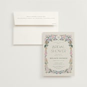 "paonne" - Bridal Shower Invitations in Peacock by Vera Lim - Invitation with Envelope
