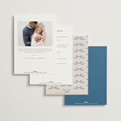 "Yay" - Bridal Shower Invitations in Jeans by Petra Kern - Back of Card Options