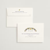 "Amore Floral" - Bridal Shower Invitations in Cerulean by Susan Moyal - FREE Recipient Addressing