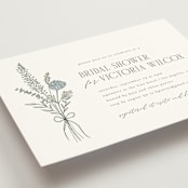 "Botanical" - Bridal Shower Invitations in Garden by Kelly Schmidt - Detail