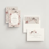 "Autumn Showers" - Bridal Shower Invitations in Maple Leaf by Nicoletta Savod - Assembled