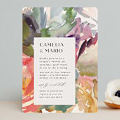 "Pretty" - Bridal Shower Invitations in Peach by Lori Wemple - Front