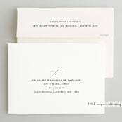 "Pretty" - Bridal Shower Invitations in Peach by Lori Wemple - FREE Recipient Addressing