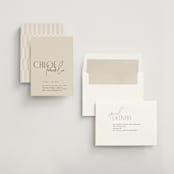 "Layered" - Bridal Shower Invitations in Natural by Kelly Schmidt - Assembled