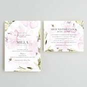 "Florista Modernista" - Bridal Shower Invitations in Petal by Petra Kern - Matching Enclosure Card