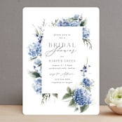 "English Garden" - Bridal Shower Invitations in Sky by Kate Ahn - Front