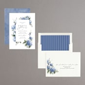 "English Garden" - Bridal Shower Invitations in Sky by Kate Ahn - Assembled
