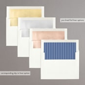 "English Garden" - Bridal Shower Invitations in Sky by Kate Ahn - Envelope Liner Options