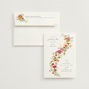 "Pretty Vine" - Bridal Shower Invitations in Tropical by Susan Moyal - Invitation with Envelope