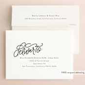 "Brunch for the bride" - Bridal Shower Invitations in Blush by Lea Delaveris - FREE Recipient Addressing