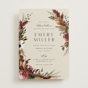 "poetique" - Bridal Shower Invitations in Autumn by Kate Ahn - Front